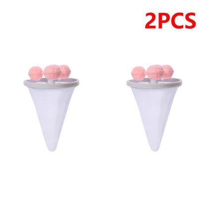 1-5PC Washing Machine Hair Filter Floating Pet Fur Lint Hair Removal Catcher Reusable Mesh Dirty Collection Pouch Cleaning Balls