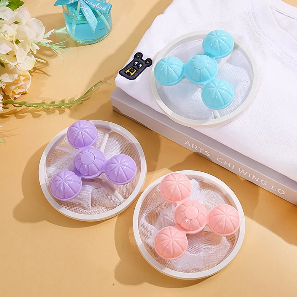 1-5PC Washing Machine Hair Filter Floating Pet Fur Lint Hair Removal Catcher Reusable Mesh Dirty Collection Pouch Cleaning Balls