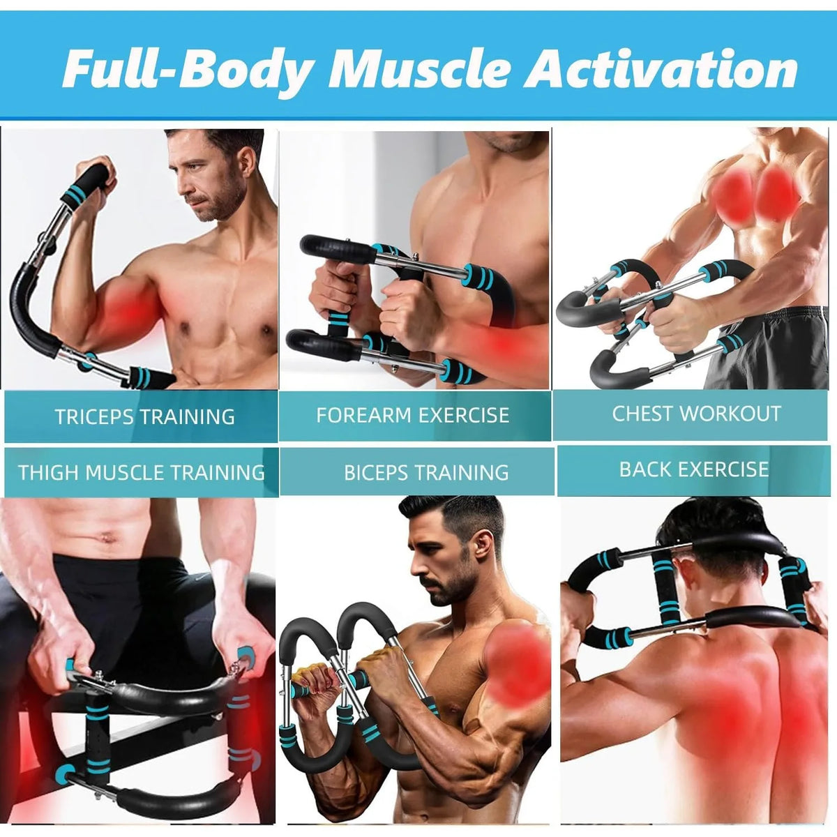 Adjustable Resistance Arm & Chest Trainer