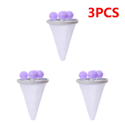 1-5PC Washing Machine Hair Filter Floating Pet Fur Lint Hair Removal Catcher Reusable Mesh Dirty Collection Pouch Cleaning Balls