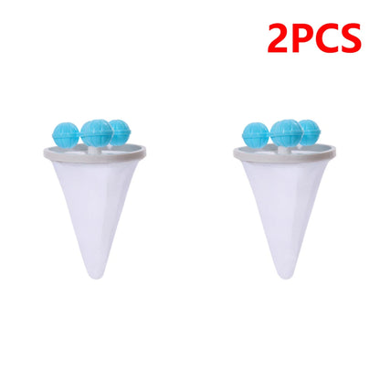 1-5PC Washing Machine Hair Filter Floating Pet Fur Lint Hair Removal Catcher Reusable Mesh Dirty Collection Pouch Cleaning Balls